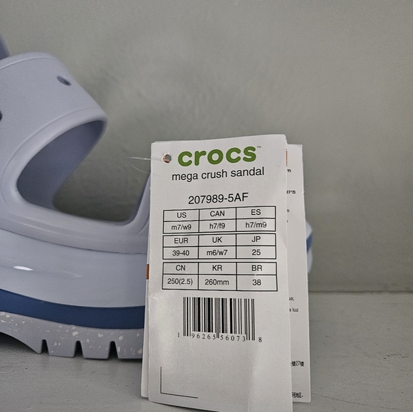 NWT CROCS Mega Crush Sandal- Dreamscape - Picture 10 of 11